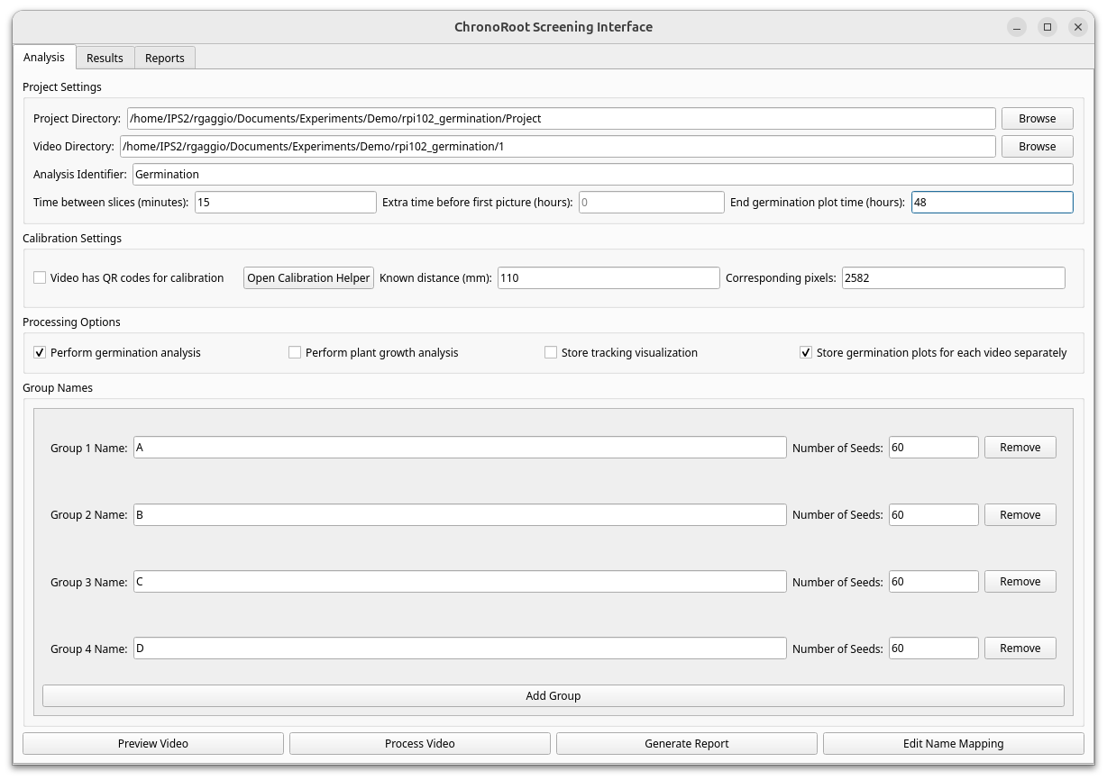 Screening Interface Adjust End Time