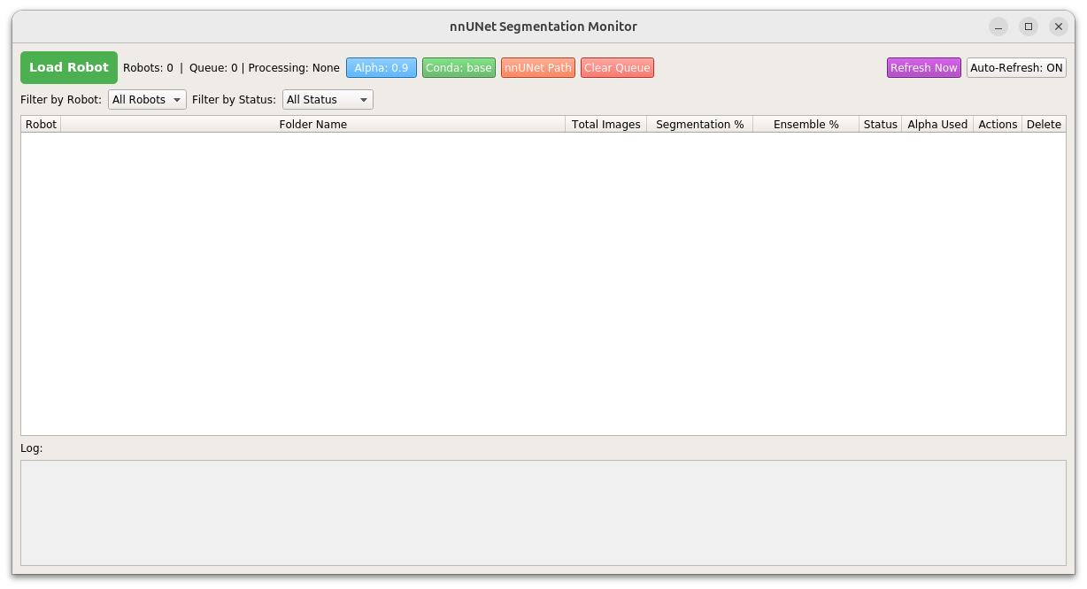 Segmentation Interface Main Window