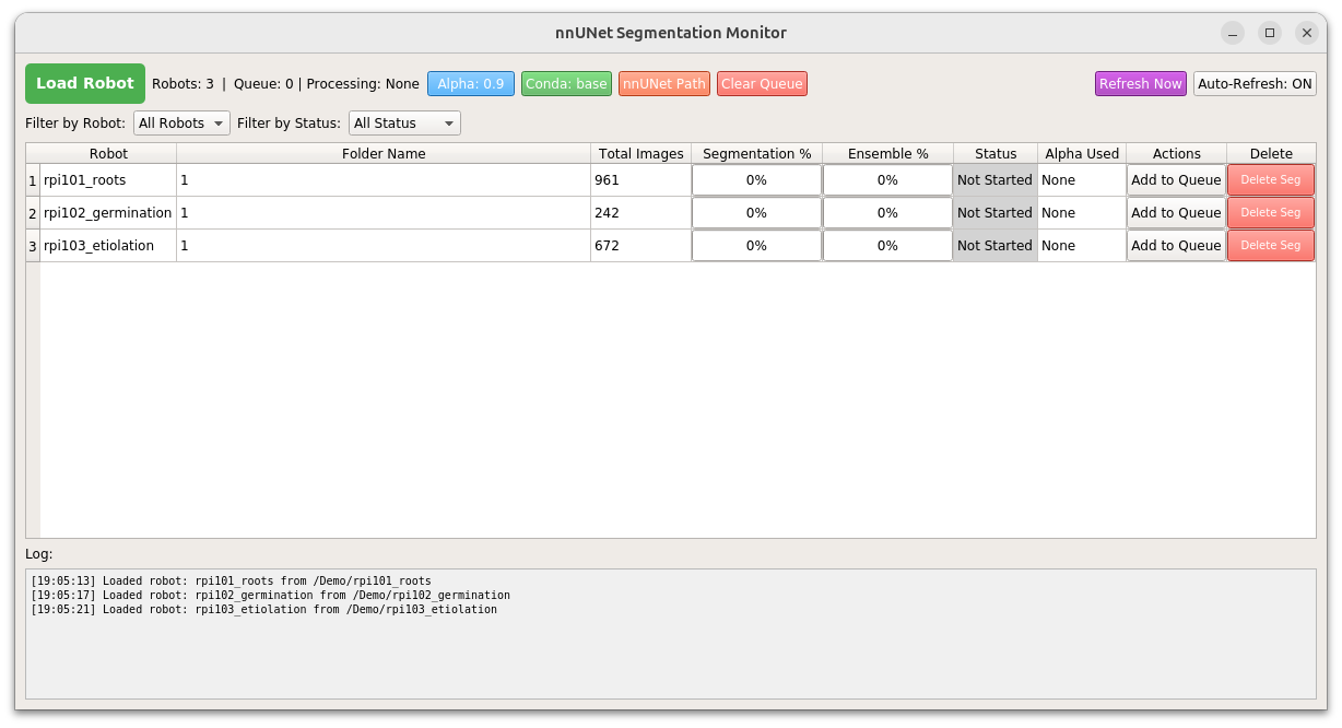 Segmentation Interface Loaded Images