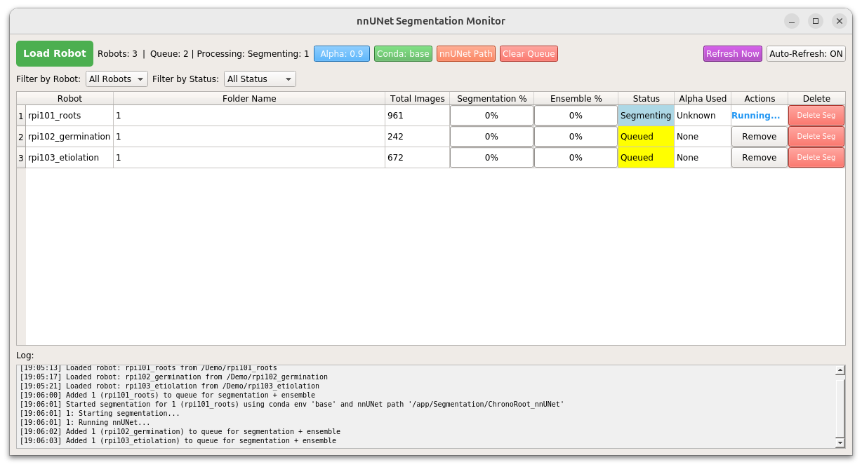 Segmentation Interface Queue